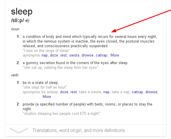 What is sleep