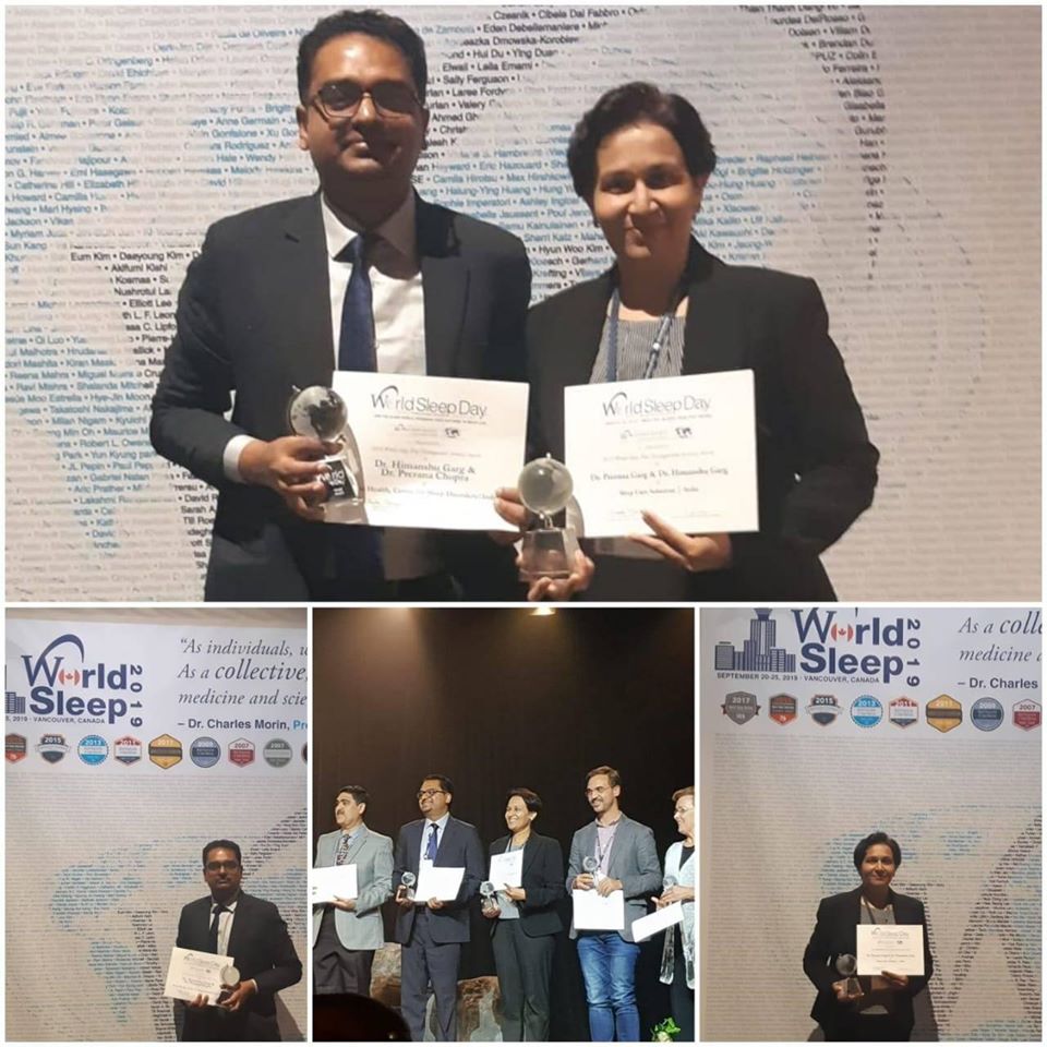 World Sleep Day 2019 Distinguished Activity award